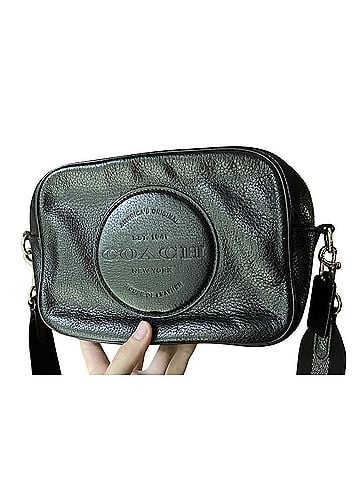 Coach Dempsey pebble leather camera bag Leather Crossbody Bag (view 1)
