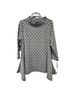 Calessa Print Black Blouse Size L - photo 1