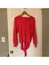 Milly Tie Front V-Neck Top Casual Sweaters - photo 3