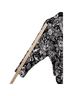 Calessa 100% Polyester Floral Black White Blouse Size XL - photo 6