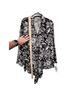 Calessa 100% Polyester Floral Black White Blouse Size XL - photo 8