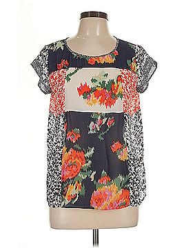 Joie Joie Short Sleeve Silk Top (view 1)