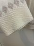 Talbots 100% Cashmere Argyle Multi Color Ivory Tan Gray Cashmere Pullover Sweater Size M - photo 4