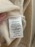 Talbots 100% Cashmere Argyle Multi Color Ivory Tan Gray Cashmere Pullover Sweater Size M - photo 5