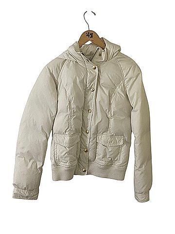 Juicy Couture White Down Feather Puffer Jacket (view 1)