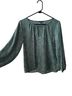 West Kei 100% Polyester Print Green Blouse Size XS - photo 1