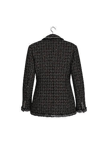 Alice + Olivia Shan Oversized Chain Fringe Blazer (view 2)