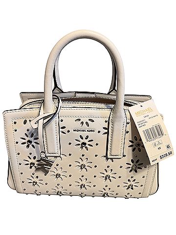 Michael Kors Leather Satchel (view 1)