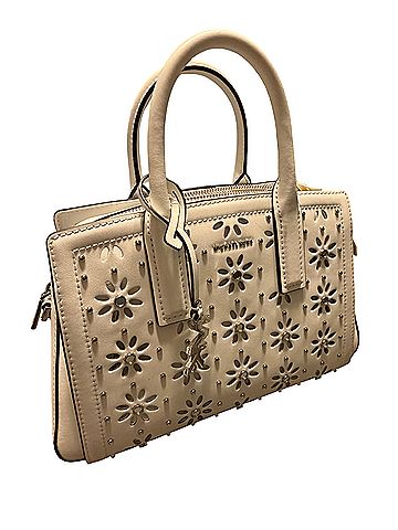 Michael Kors Leather Satchel (view 2)