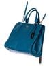 Coach 100% Leather Blue Teal Gold Leather Tote One size - photo 2
