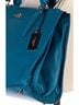 Coach 100% Leather Blue Teal Gold Leather Tote One size - photo 3