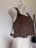 Akira Brown Button-Down Shirt Size L - photo 6