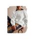 Anthropologie 100% Cotton White Pullover Sweater Size XL - photo 1
