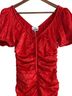 Ganni Solid Red Cocktail Dress Size 6 - photo 2