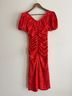 Ganni Solid Red Cocktail Dress Size 6 - photo 3