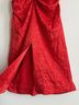 Ganni Solid Red Cocktail Dress Size 6 - photo 4