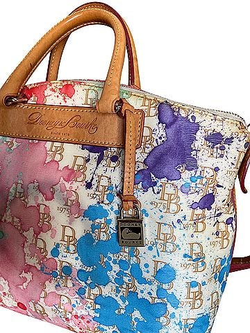 Dooney & Bourke Leather Satchel (view 2)