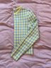 Zara Checkered-gingham Yellow Blue Long Sleeve Top Size S - photo 4