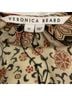 Veronica Beard 100% Silk 100% Polyester Paisley Brown Red Black Ivory Casual Dress Size 0 - photo 3