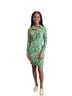 Zara Floral Green Active Dress Size S - photo 1