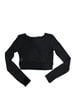 Signature 8 100% Polyester Black Long Sleeve Blouse Size M - photo 2