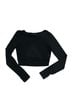 Signature 8 100% Polyester Black Long Sleeve Blouse Size M - photo 1