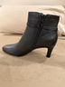 Life Stride Black Gold Ankle Boots Size 7 1/2 - photo 3