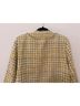 Ann Taylor 85% Polyester 15% Acrylic 100% Polyester Checkered-gingham Yellow Blue White Blazer Size 4 - photo 11