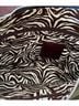 Brighton Zebra Print Black Brown Leather Hobo One size - photo 8