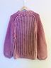 Free People 100% Cotton Graphic Solid Pink Pullover Sweater Size XL - photo 7