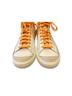 Nike 100% Leather White Orange Sneakers Size 9 1/2 - photo 3