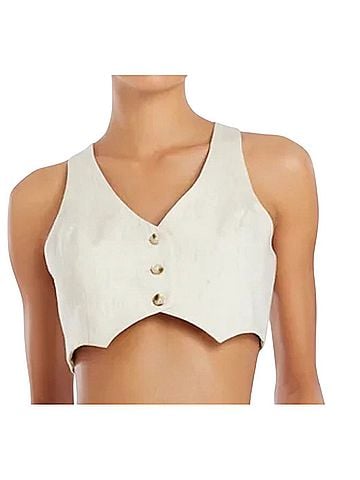 Amanda Uprichard Sleeveless Button-Down Shirt (view 1)
