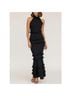 Elliatt Solid Black Cocktail Dress Size M - photo 3
