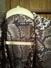 Shein Snake Print Brown Casual Dress Size L - photo 3