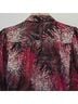 Equipment 100% Polyester Print Black Pink Long Sleeve Blouse Size XL - photo 9
