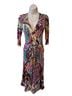 ETRO 100% Viscose Paisley Multi Color Cocktail Dress Size S - photo 1