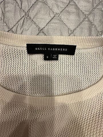 Skull Cashmere Short Sleeve Blouse (view 2)