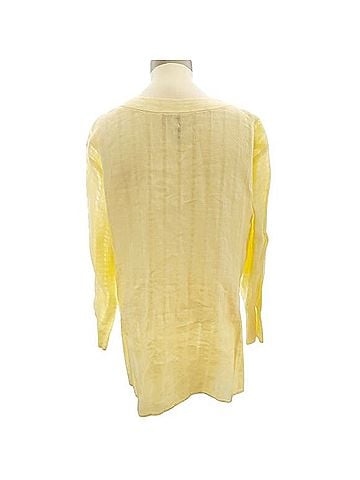 Eileen Fisher System 3/4 Sleeve Button-Down Shirt (view 2)