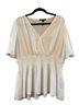 Studio White Short Sleeve Blouse Size L - photo 1