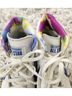 Converse White Blue Purple Yellow Sneakers Size 8 - photo 6