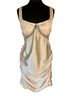 ASOS Champagne Satin Lace-Trim Slip Cocktail Dress - photo 1
