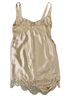 ASOS Champagne Satin Lace-Trim Slip Cocktail Dress - photo 9