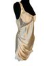 ASOS Champagne Satin Lace-Trim Slip Cocktail Dress - photo 3