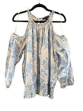 INC International Concepts Short Sleeve Blouse (view 1)