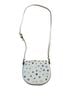 Tory Burch Polka Dots White Multi Color Leather Crossbody Bag One size - photo 1