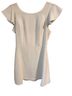 BCBGeneration optic white ruffle mini dress Cocktail Dress - photo 1