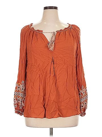 Max Studio Max Studio Long Sleeve Blouse (view 1)