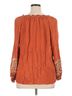 Max Studio 100% Rayon Orange Max Studio Long Sleeve Blouse Size XL - photo 2