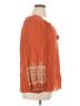 Max Studio 100% Rayon Orange Max Studio Long Sleeve Blouse Size XL - photo 3