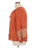 Max Studio 100% Rayon Orange Max Studio Long Sleeve Blouse Size XL - photo 4